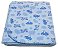 Cobertor Flanelado estampado 90x110cm com Crochê - Imagem 1