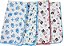 Fralda Quadriculada estampada 68x68cm com croche - Imagem 2