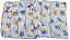 Fraldinha de boca Galinha Pintadinha 33x33cm Cremer com Crochê - Imagem 3