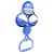 Chocalho de Bola Azul para Bebe - Imagem 2