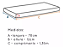 Lençol de Malha com Elastico para Berço Americano 70cm X 1,30cm X 12cm - Imagem 8