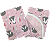 Manta Bebê Dupla Face 90x90cm Malha 100% Algodão Estampada Com Viés Mantinha - Imagem 8