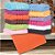 Kit 5 Toalhas de Rosto Felpuda 45cm x 70cm Macia 100% algodão Grande - Imagem 2