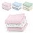 Kit 6 Cueiros Bebê Manta Flanelado Estampado Menino e Menina 100% algodão 80cm x 60cm Minasrey - Macio - Imagem 3
