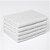 Kit 5 Tapetes Toalha de Piso Grosso para Hotel Pousada Felpuda Branco - 45cm X 70cm - Imagem 4