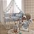 Kit 3 Cueiro Manta Bebê Duplo Malha 90x90cm 100% Algodão Vivaldi Baby Varias Estampas Com Viés Mantinha - Imagem 9