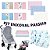 Kit Enxoval Para Passeio Bebê 20 Peças Minasrey 15 Fraldas de Pano 3 Pano de Boca 1 Mosquiteiro 1 Travesseiro - 100% Algodão - Imagem 1