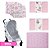 Kit Enxoval Para Passeio Bebê 20 Peças Minasrey 15 Fraldas de Pano 3 Pano de Boca 1 Mosquiteiro 1 Travesseiro - 100% Algodão - Imagem 5