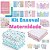 Kit Enxoval Maternidade Bebe 5 Fraldas De Pano 3 Pano de Boca Babetes 3 Babador 1 Toalha de Banho 1 Cueiro Kit Completo Recem Nascido. - Imagem 1