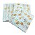 Kit 11 Peças - 5 Fraldas 60x60cm Fina para Limpeza + 6 Paninho de Boca 30x30cm 100% Algodão Grande Macias Estampadas - Imagem 4