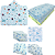 Enxoval de Bebe Completo Fraldas Cueiros Toalha 9 peças - Imagem 2