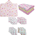 Enxoval de Bebe Completo Fraldas Cueiros Toalha 9 peças - Imagem 1