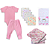 Enxoval de Bebe 20 peças - cueiros, Fraldas, Toalha de banho e roupinha - Imagem 3