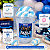 Algodão doce azul no pote personalizado com marshmallow azul - Imagem 3