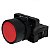 P20AFR-R-1A | Botão Pulsador Faceado 22mm Plástico - Vermelho - 1na | Metaltex - Imagem 1