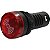 BZ20-2L-R | Sinaleiro Sonoro/led - 22mm - 220vca- Vermelho | Metaltex - Imagem 1