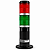 TPWS6-22RG-B | Torre Sinalizador 60mm, Cont/ Flk, Buzzer, 220v, Preta S/ Haste, Vermelho/ Verde | Metaltex - Imagem 1