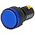 L20-AR1-BLP | Sinaleiro Led 22mm - 110vcc/vca - Azul | Metaltex - Imagem 1