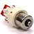 S15-L52R | Led P/soquete Ba15s 220v - Vermelho | Serve para Torres Tpsl4/Tpss6/Tpsf6/Tpws | Metaltex - Imagem 2