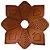 Prato Zenith Flush Grande Bronze - Imagem 1