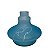Vaso Aladin Abstrato Pequeno Azul Bebe Fosco - Imagem 1
