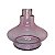 Vaso Aladin Liso Pequeno Rose - Imagem 1