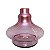 Vaso Aladin Abstrato Pequeno Rose Metalizado - Imagem 1