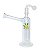 Bong De Vidro Eai bateu Óleo e Erva Difusor Incolor 21cm - Imagem 1