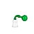 Bong De Vidro Eai bateu Óleo E Erva Difusor Verde 21Cm - Imagem 3