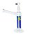 Bong De Vidro Eai bateu Oleo E Erva Difusor Azul 21Cm - Imagem 2