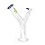 Bong De Vidro Eai bateu Proveta Ice Borda Azul 23cm - Imagem 1