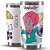 Copo Térmico Gluck Lucky Future Rock in Rio Power 591 Ml Branco Off White - Imagem 1