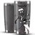 Copo Térmico Gluck Lucky Future Rock in Rio Guitar 591 Ml Cinza Titanium - Imagem 1
