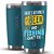 Copo Térmico Gluck Lucky Future Fishing e Beer Cant Fix 591 ml Azul Porsche Blue - Imagem 1