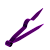 Pegador Galaxy Saca Rosh Pequeno Roxo - Imagem 1