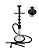 Narguile Seven Burn Eletric Completo Preto e Marrom - Imagem 1