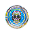 Cinzeiro Vidro Caveira Mexicana - Imagem 1