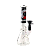 Bong Vidro Roud 6 Medio 20cm x 20mm - Imagem 1