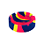 Cinzeiro Borracha Redondo Colors - Imagem 7