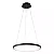 PENDENTE RING 2000/40 ANEL REDONDO COR PRETO D.40CM LED INTEGRADO 24W 3000K 2400LM BIVOLT - 50 - Imagem 1