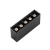 PLAFON VIGO SOBREPOR COR PRETO LED 5 FOCO 30° 10W 2700K 750LM 127/220V IRC-90 136X35X65MM - 3.650.8514 - Imagem 1