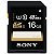 Cartão de Memória SDHC 16GB Classe 10 UHS-1 Sony p/ NEX-F3 NEX-3N NEX-5R Cyber-shot WX300 e outras - Imagem 1