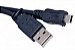 Cabo USB UC-E4 (p/ Nikon D40, D40x, D60, D70, D80, D90, D200, D300, D300s, D3000, D3100, D7000 e outras) - Imagem 2