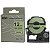 Fita Adesiva Compativel com SW12GH, preto sobre verde menta, largura 12mm, comprimento 8m (modelo SW12GH) - Imagem 1