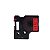 Fita Adesiva de Poliester Compatível com D1 40917, preto sobre vermelho, largura 9mm, comprimento 7m - Imagem 2