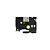 Fita Termo-Retrátil Compatível com HS-611 / HSe-611, 6mm largura, preto sobre amarelo (modelo HS2-611) - Imagem 2
