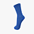 Meia Cano Alto Lisa Azul Royal - Imagem 3