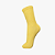 Meia Cano Alto Lisa Amarelo Claro - Imagem 3