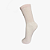 Meia Cano Alto Canelada Rosa Claro - Imagem 3
