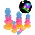 Plug Prótese Dildo Luminoso Unissex com Ventosa - Imagem 1